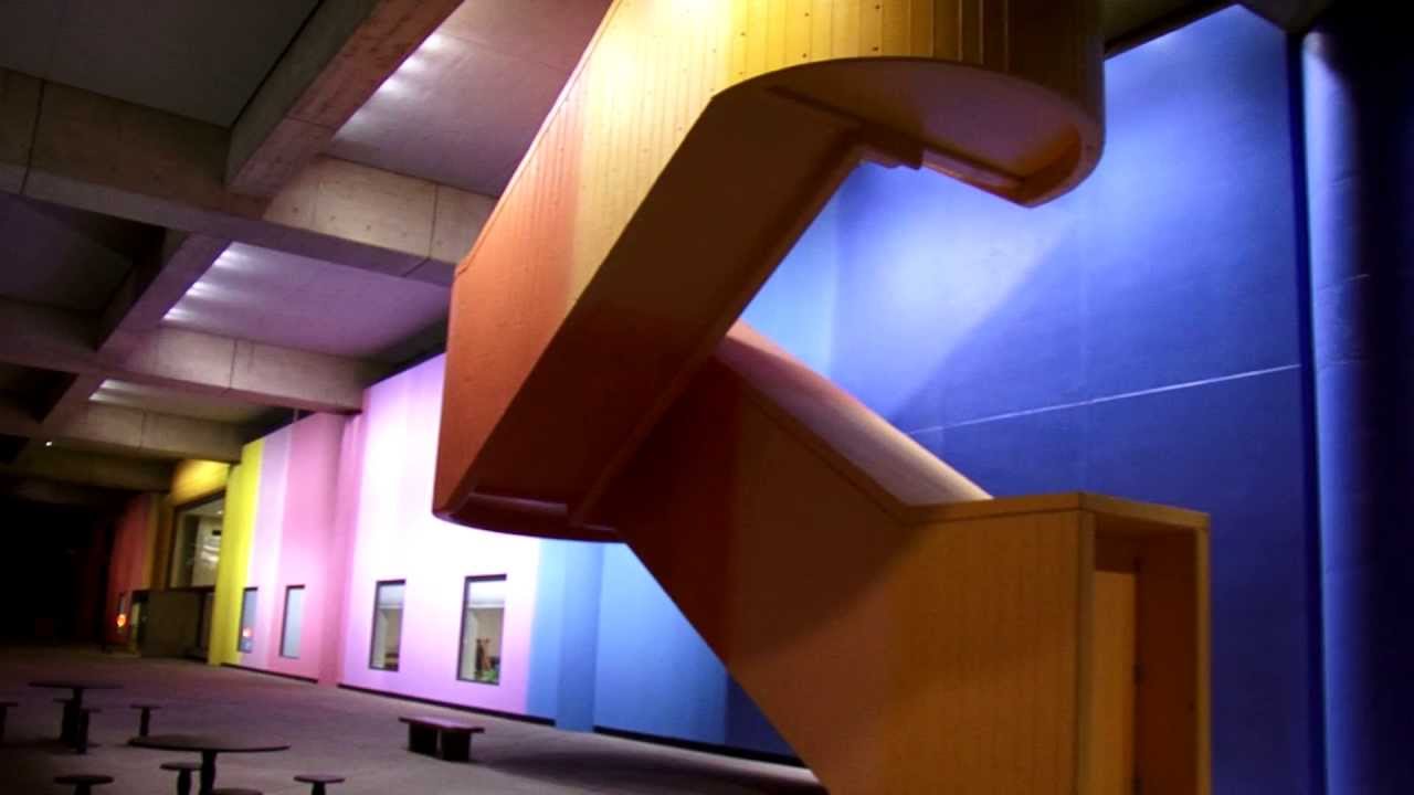 Art in Architecture: Milton Glaser's Color Fuses (Indianapolis Federal Building)