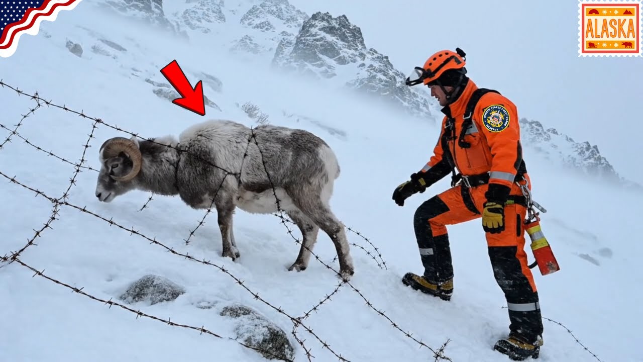 Coast Guard Finds a Dall Sheep in Trouble on Alaska’s Slopes, the UNBELIEVABLE happened