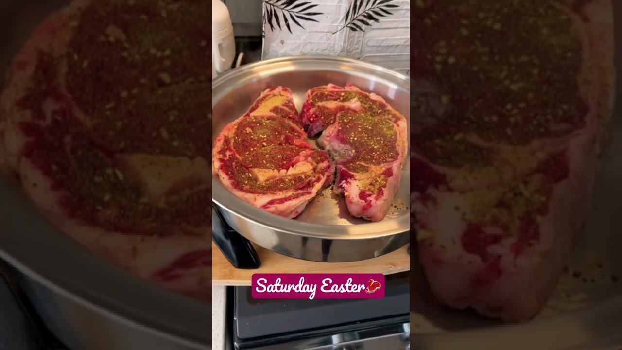 COOKING STEAK IN OUR NEW SALADMASTER CORE OIL SKILLET#saladmastercookware#cookinghealthy