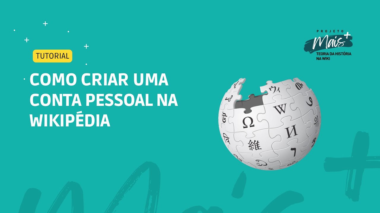 Tutorial de como criar uma conta na Wikipédia