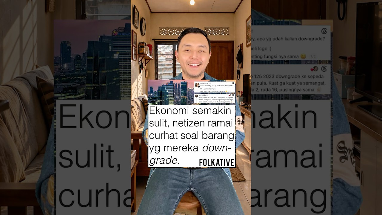 Banyak yang DOWNGRADE karena kondisi ekonomi? #shorts