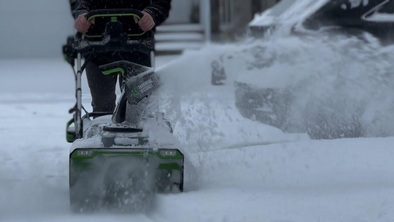 EGO 21” auger propelled snow blower - first use