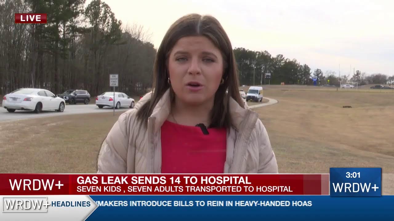 BREAKING: Gas leak hospitalizes 14