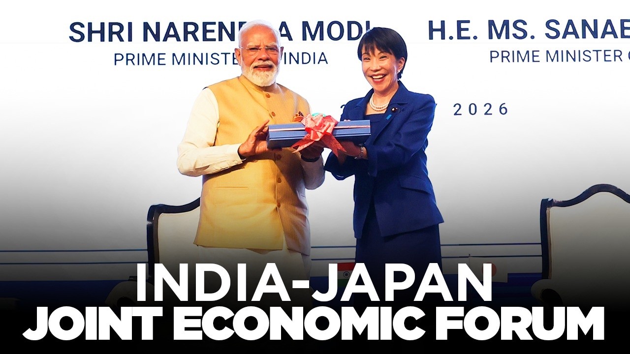 LIVE: PM Modi, PM Sanae Takaichi attend India-Japan Joint Economic Forum