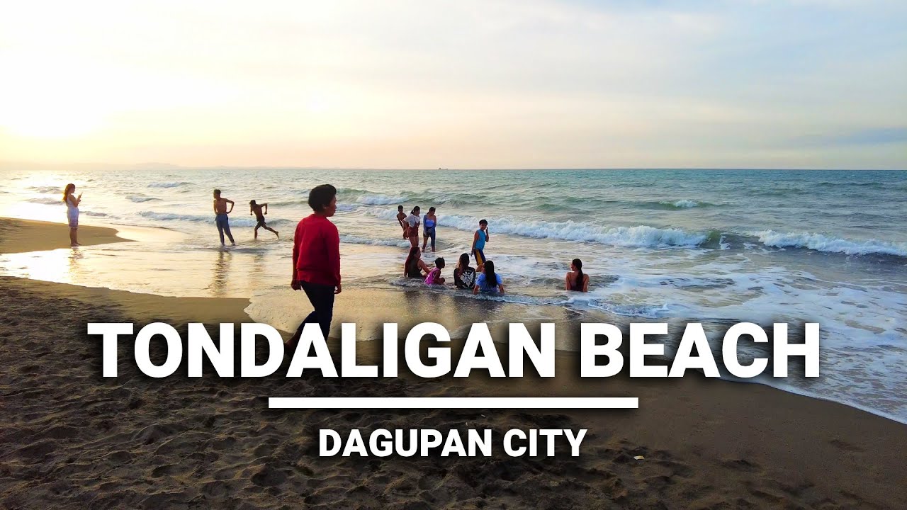 Tondaligan Beach Walk Tour | Bonuan Dagupan City Pangasinan Philippines | 4k