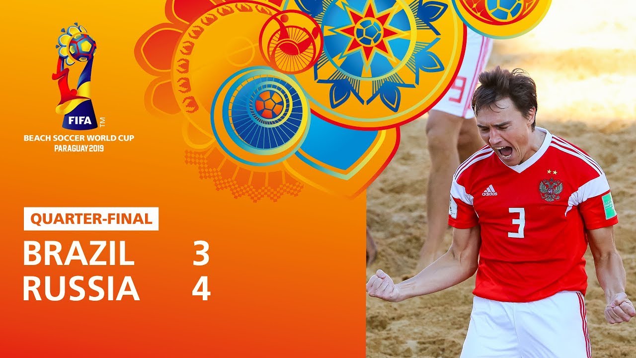 Brazil v Russia | FIFA Beach Soccer World Cup 2019 | Match Highlights