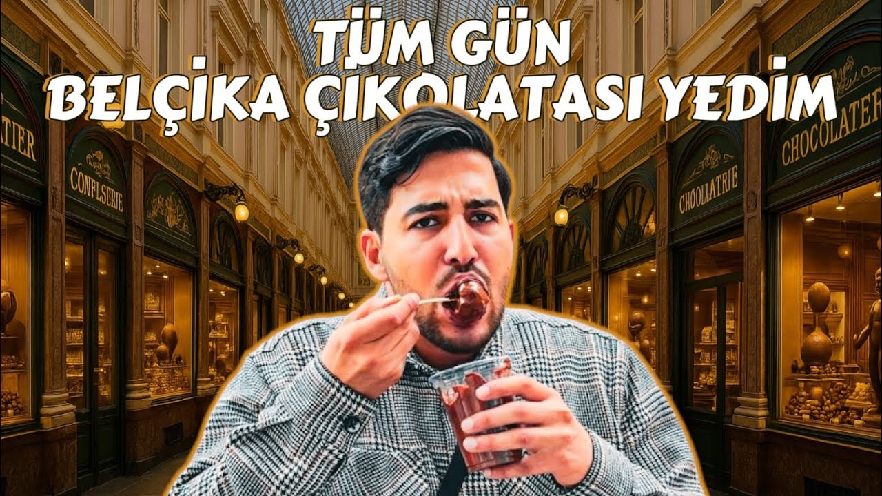 TÜM GÜN BELÇİKA ÇİKOLATASI YEDİM!