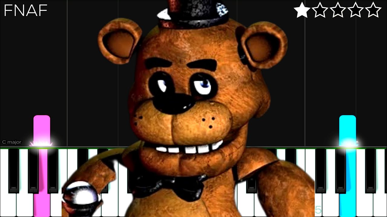 The Living Tombstone - Five Nights at Freddy's 1 Song | EASY Piano Tutorial