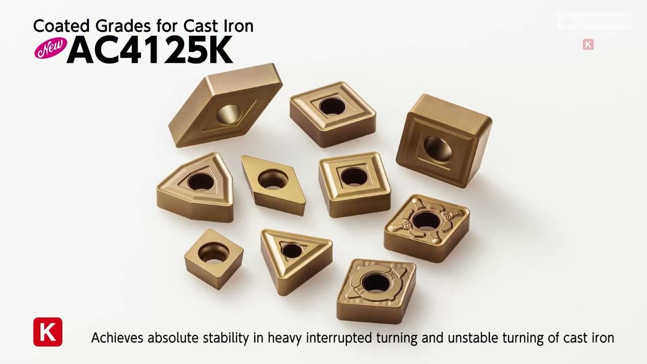 AC4125K - Coated Grade for Cast Iron