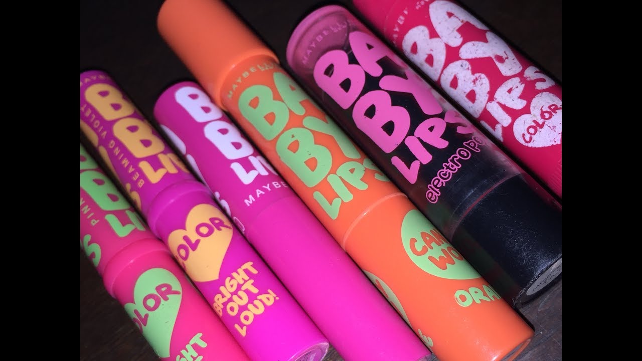 My Maybelline Baby Lips Collection ❤️