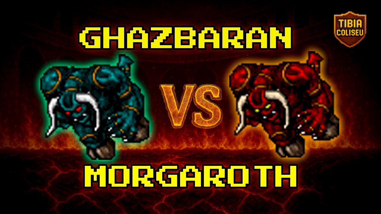 Ghazbaran vs Morgaroth – Ultimate Boss Duel | Tibia Coliseu