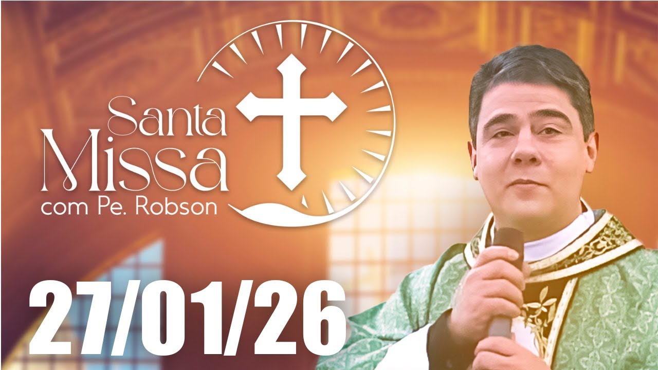 Santa Missa Na REDEVIDA | 27/01/26 | Missa Padre Robson Oliveira
