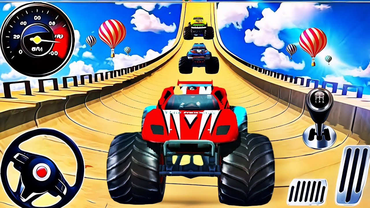 Monster Truck Mega Ramp Impossible Driver - Mega Ramp Car Stunt Master Simulator -Android Gameplay27