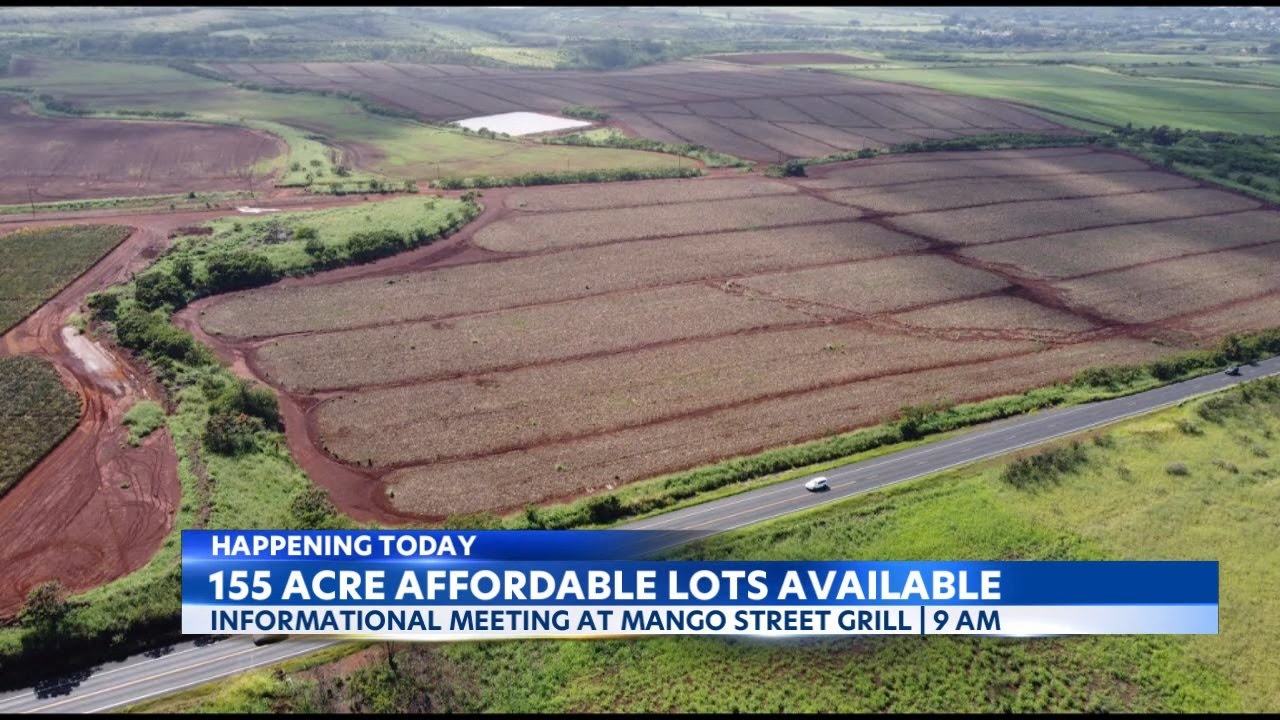 Affordable farm land available for farmers in Waialua