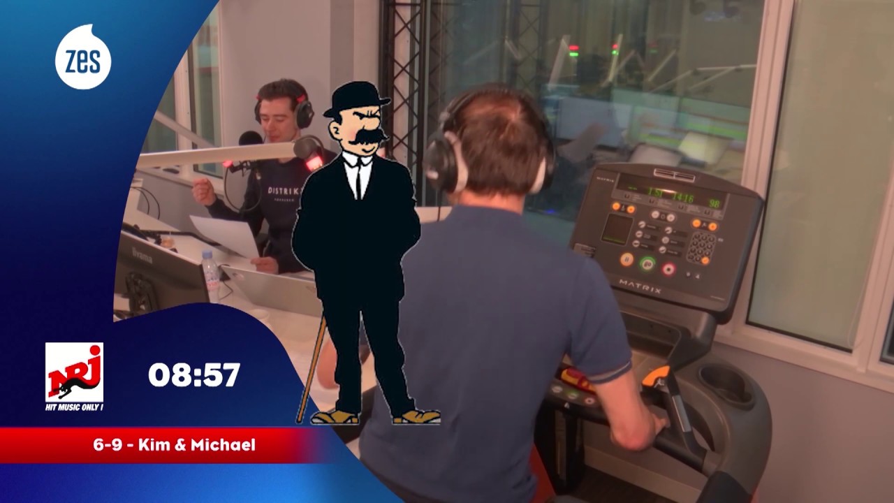 Michaël Pas spreekt spot in op onze NRJ Loopband!