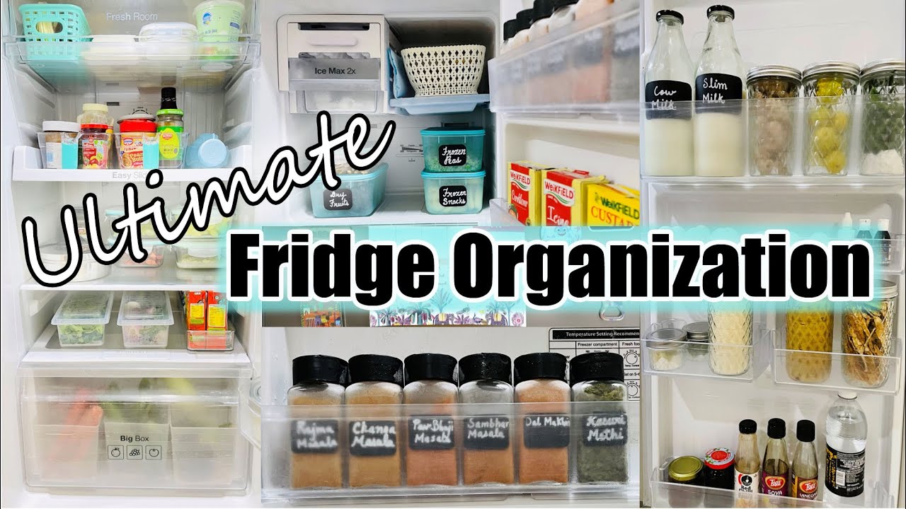 Ultimate Fridge Organization / Indian small Refrigerator Organization ideas