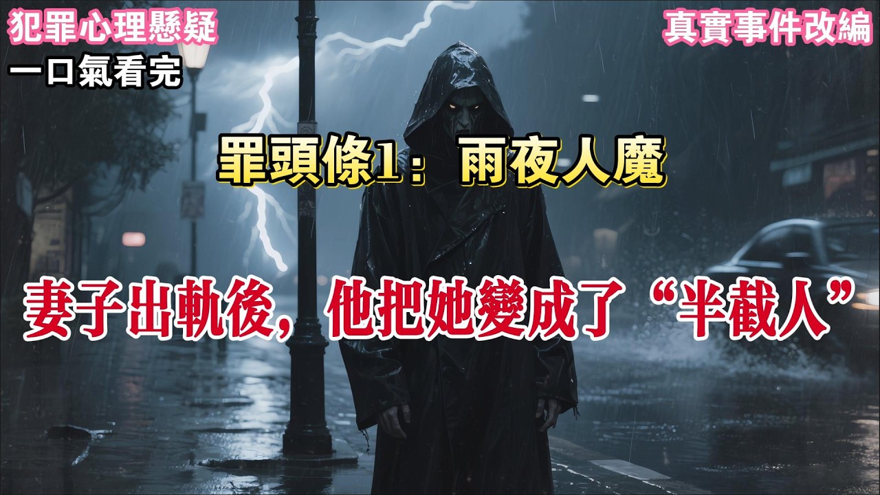 【罪头条1：雨夜人魔】王守琛收到一条神秘朋友圈：“点赞者，人人有份。”他随手点赞，没想到当晚收到一个纸箱，里面竟是一双女人的脚。案件背后隐藏着更恐怖的真相……​#懸疑小說 #有聲小說