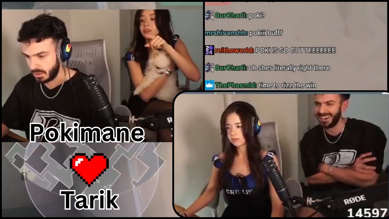 Pokimane Comes On Tarik's Stream And Backseats Him Playing Valorant (FULL VOD)