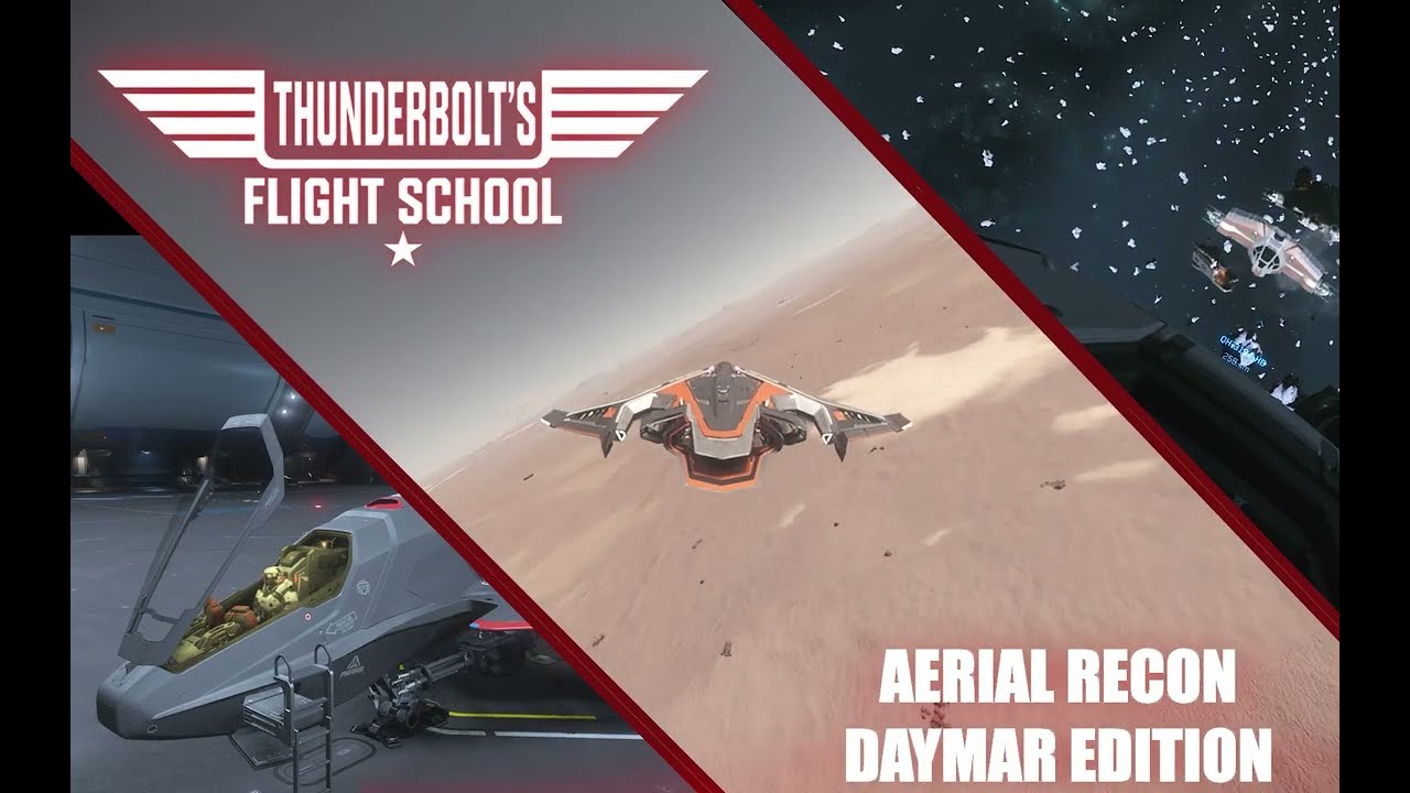 Sabre Peregrine Aerial Recon of the Daymar Rally Race - Star Citizen 4.5 High speed flying to music