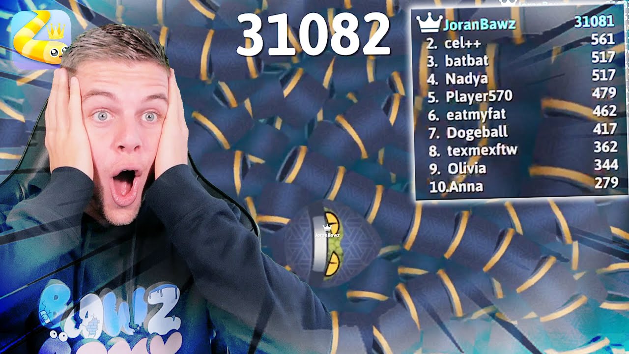 HOOGSTE SNAKE.IO RECORD OOIT GEHAALD!! 😨