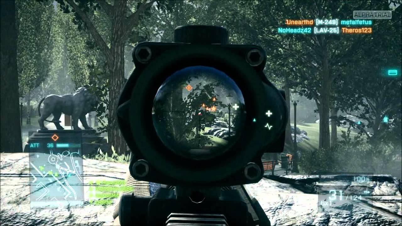 Battlefield 3 Alpha 3rd LAV-25 Tank & M16A4 ACOG Gameplay