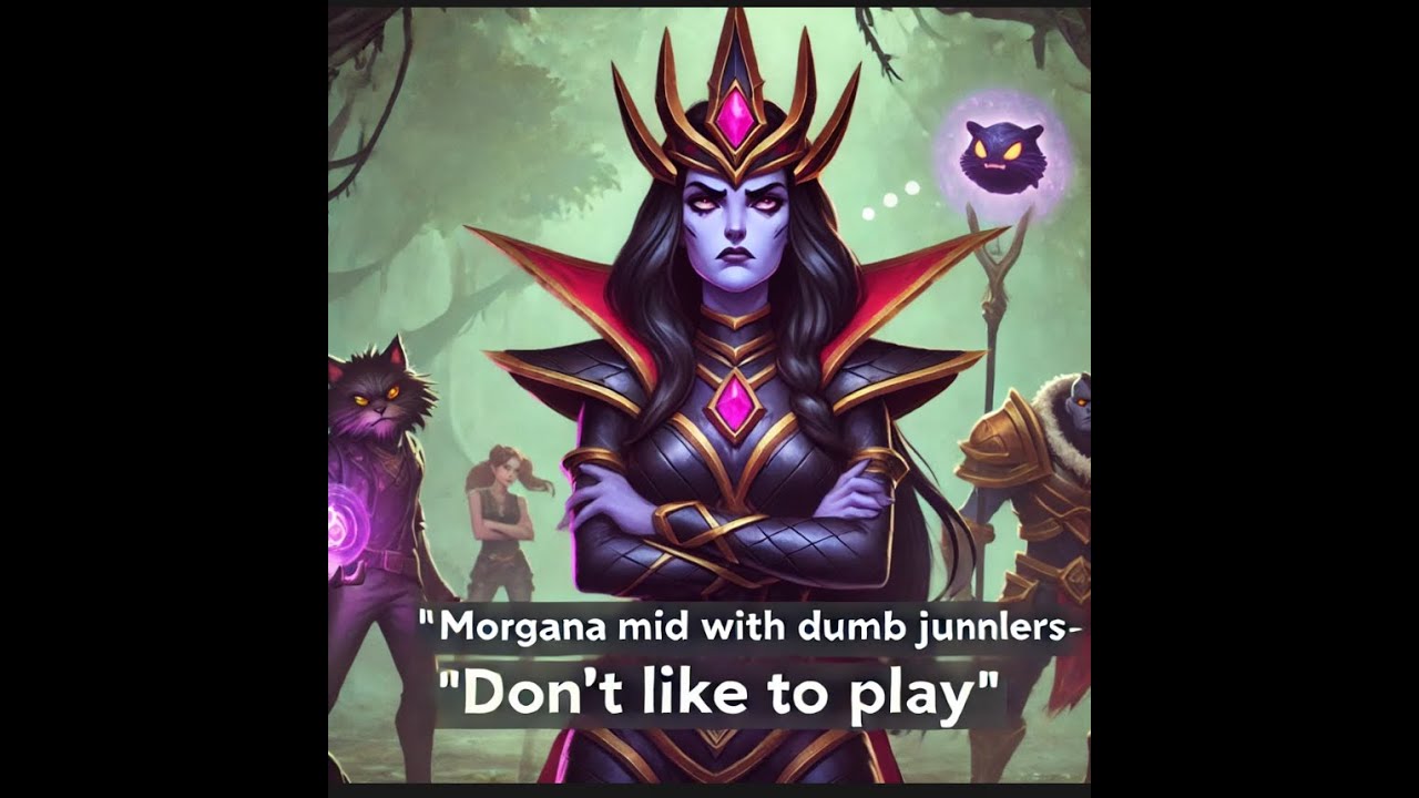 Morgana mid l hate play cuz dumb junglers