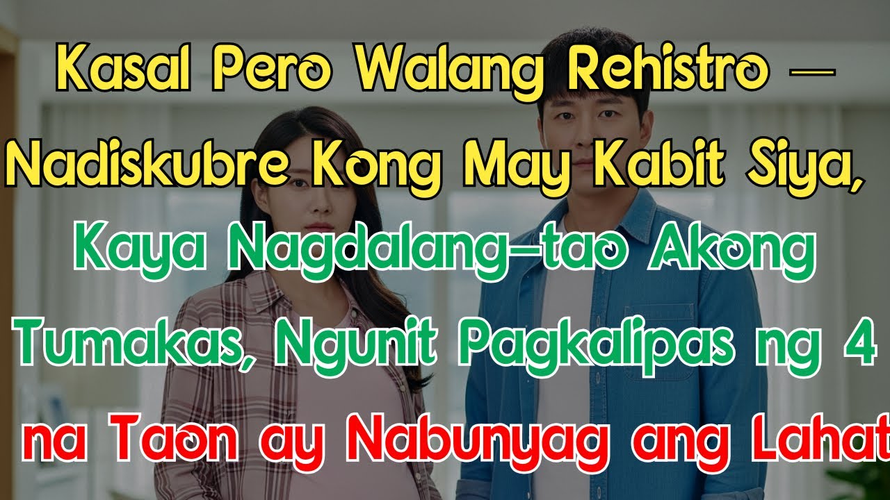 Kasal Pero Walang Rehistro — Nadiskubre Kong May Kabit Siya, Kaya Nagdalang-tao Akong Tumakas,…