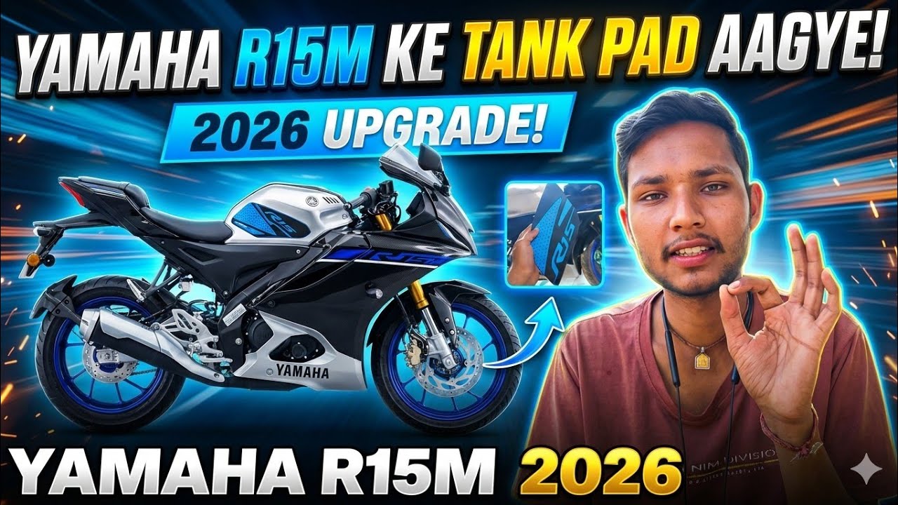 Finally Yamaha R15M Ke Tank Pad Aagye 🥰💝|| yamaha r15 | vlog video | vlogging | vlog 💯