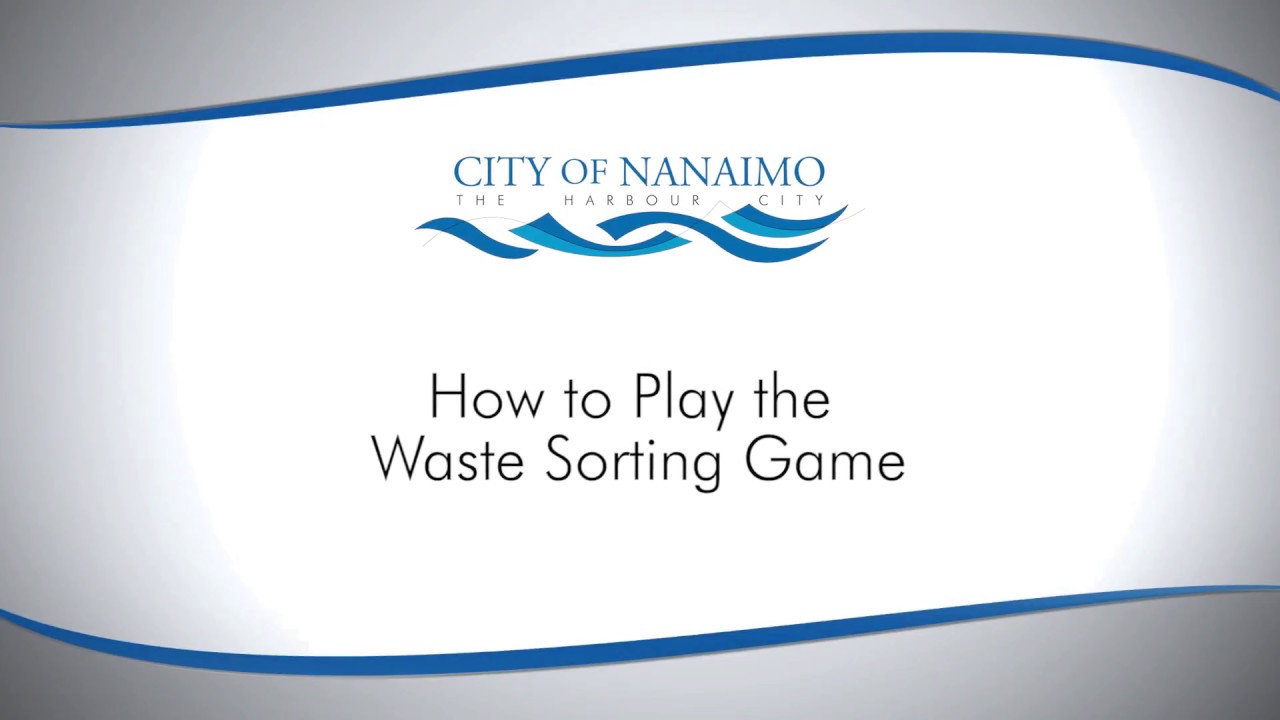 How to Play the Waste Sorting Game