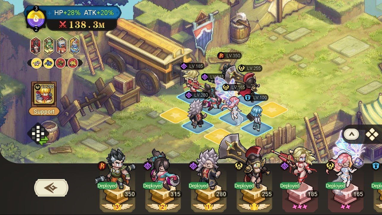 Top Taiwan Player Meta Line up Showcase - Realms of Pixel 