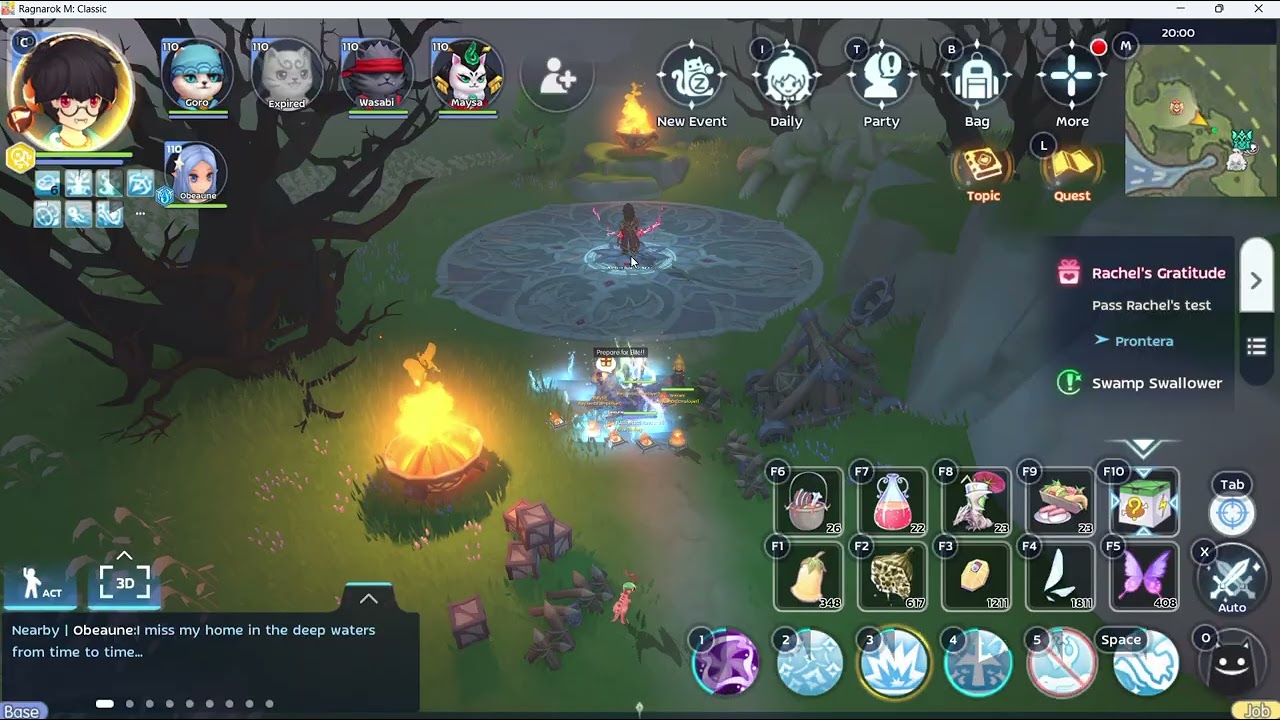 Ragnarok Online Mobile Classic (ROMC) Ranger Trapper MVP Betelgeuse Abyss Lake