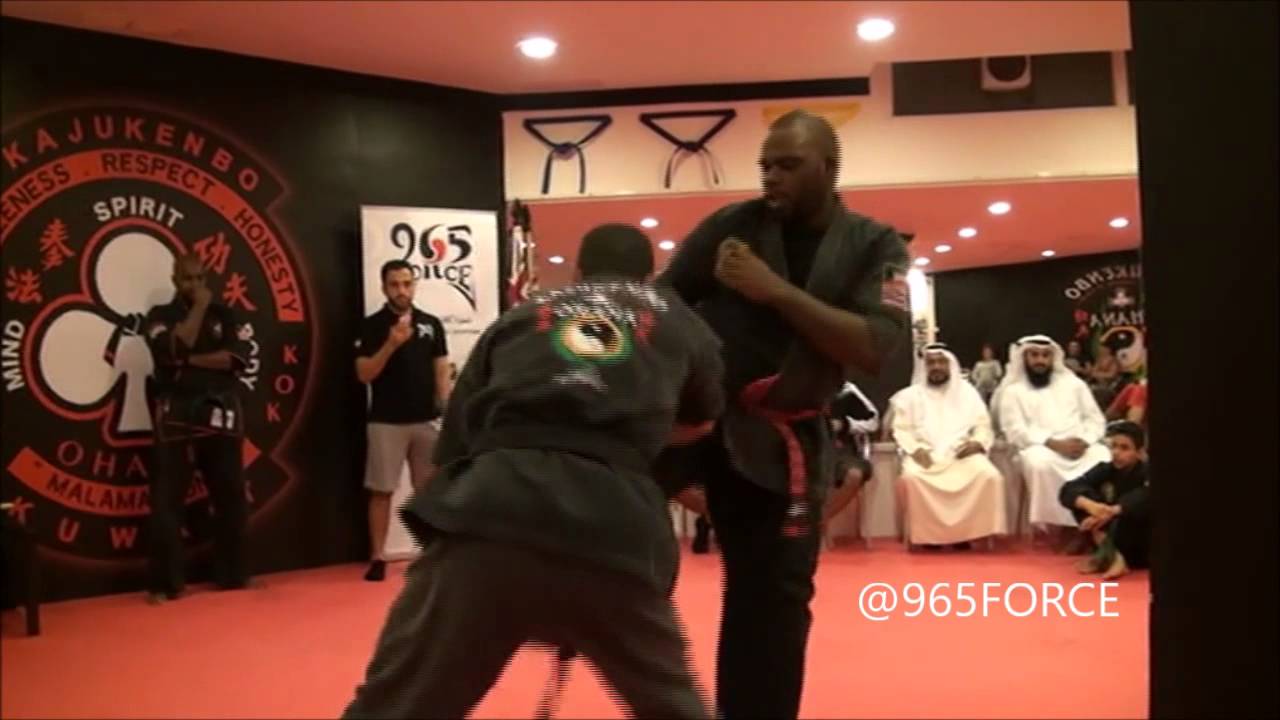 اختبار الحزام الاسود في معهد كاجوكينبو اوهانا الكويت Black belt exam in Kajukenbo Ohana Kuwait