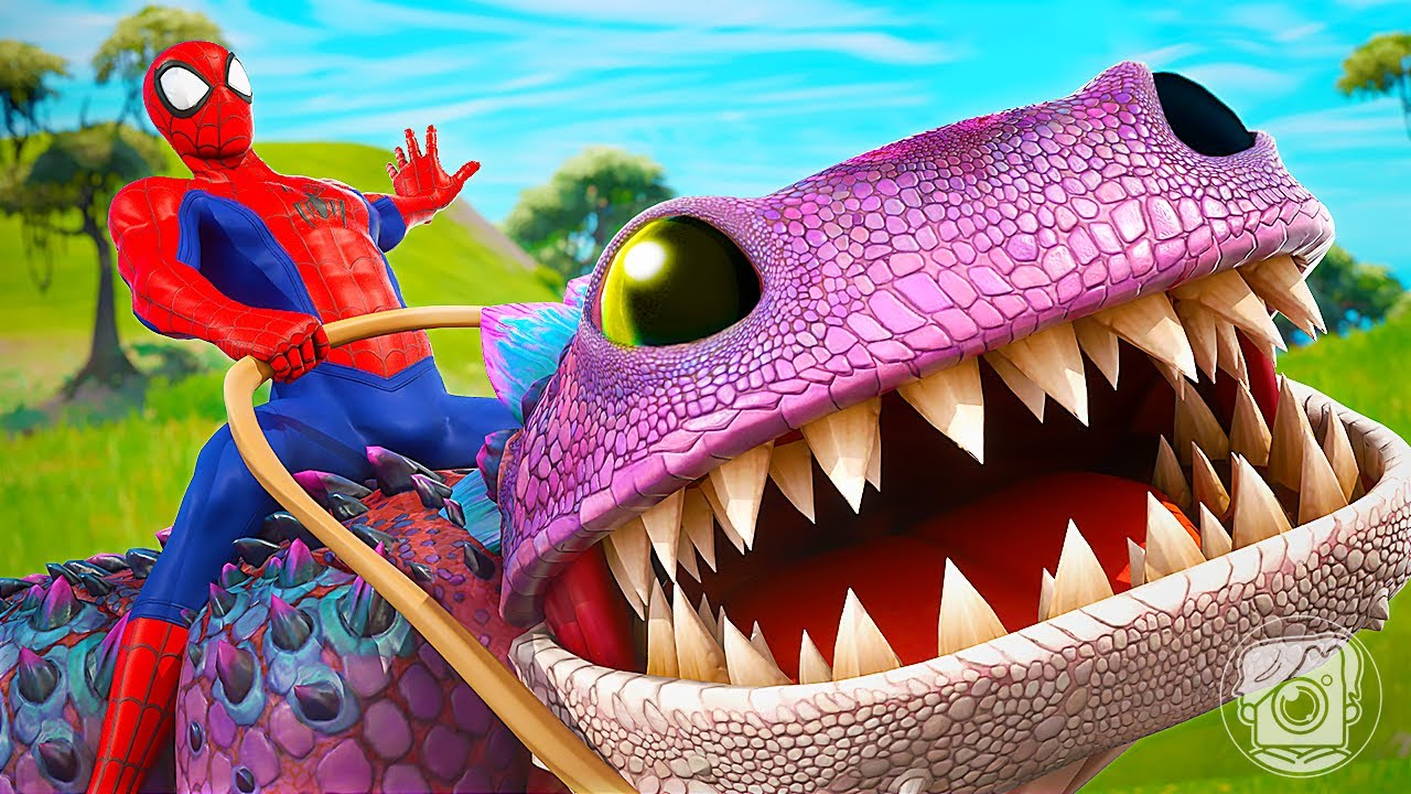 SPIDERMAN GETS A PET KLOMBO!?! (A Fortnite Movie)