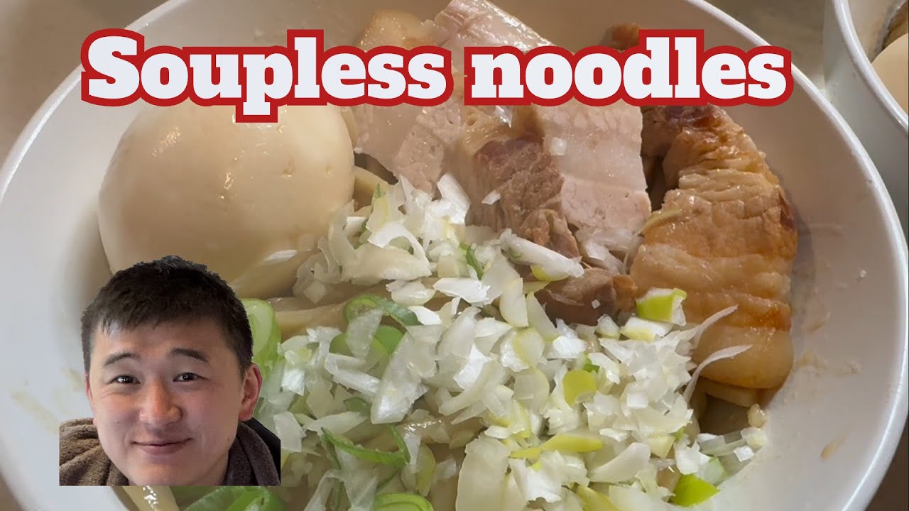 Soupless noodles for my family