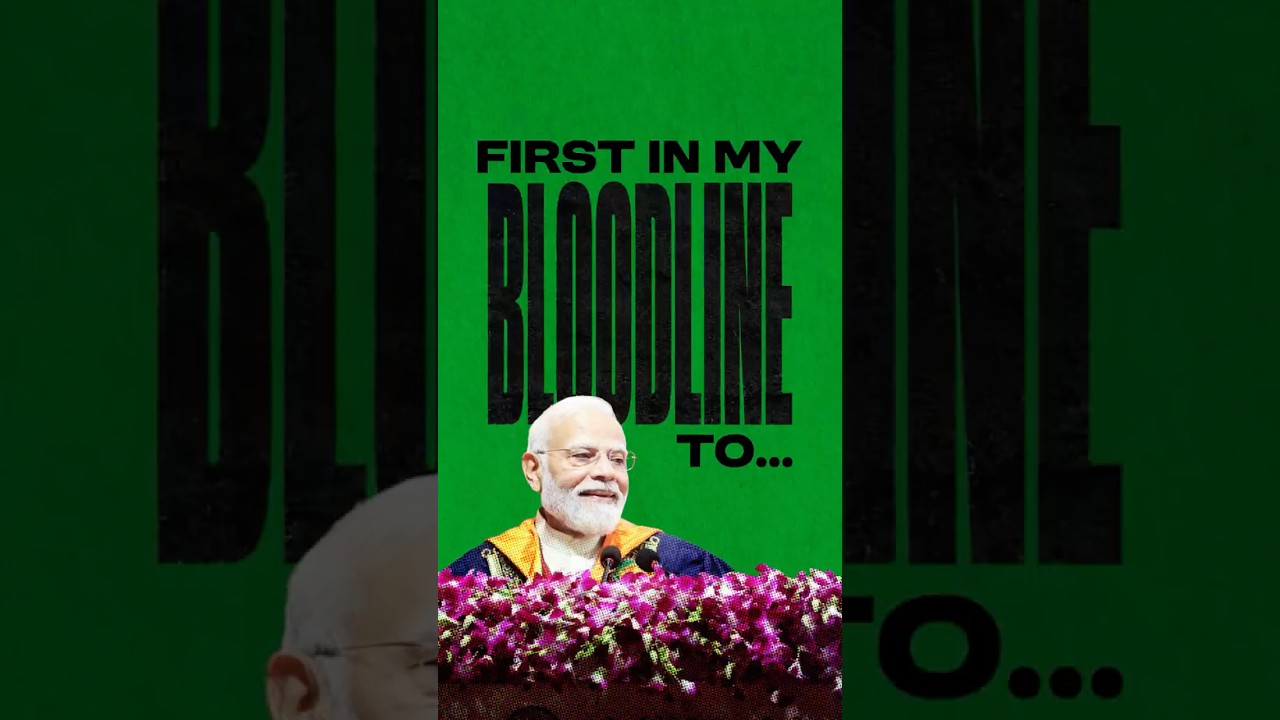&lsquo;First in my bloodline!&rsquo; PM Modi&rsquo;s inspirational journey motivates IIT graduates.. 🎓