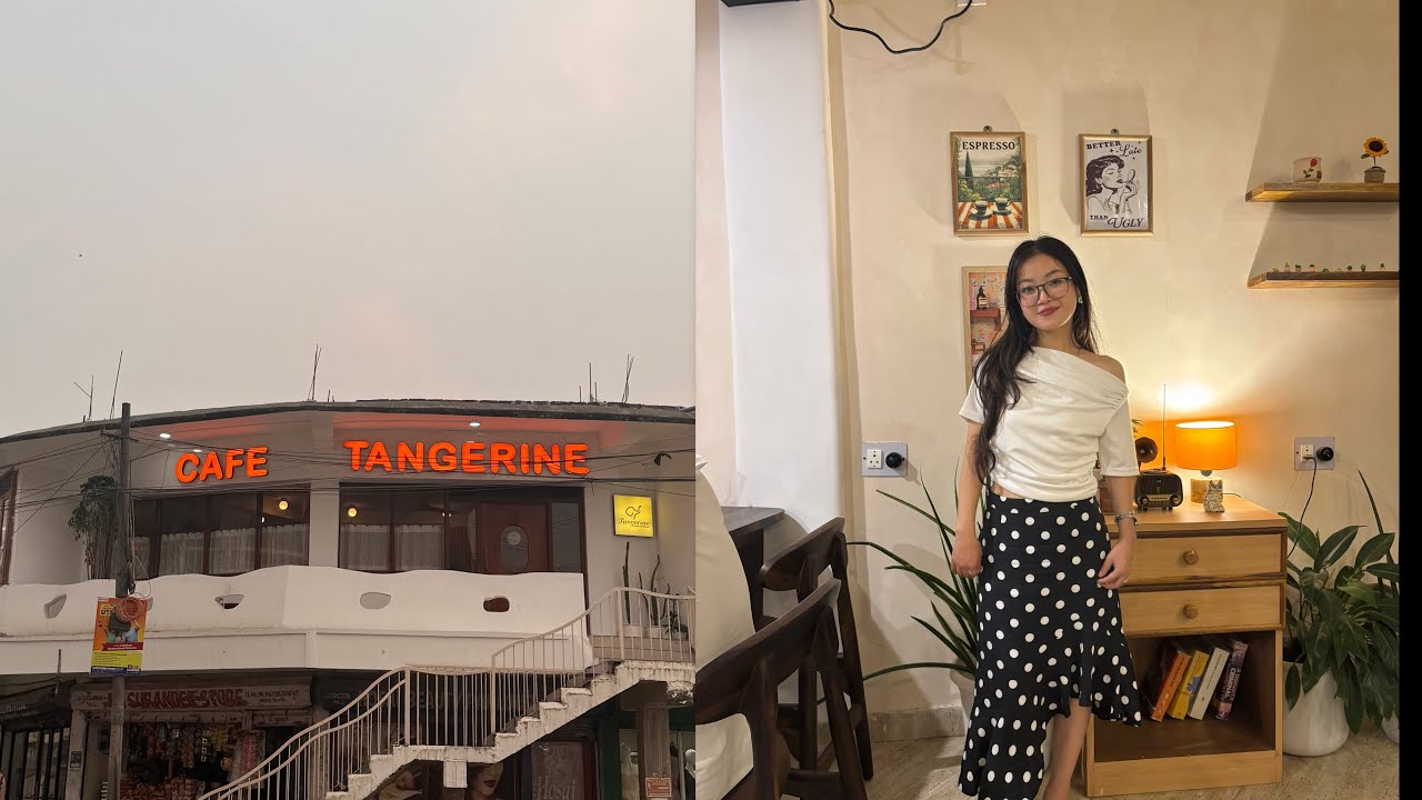 A Day in Cafe Tangerine 🍊 || Naharlagun || Arunachal Pradesh || @Sanjanamaga 