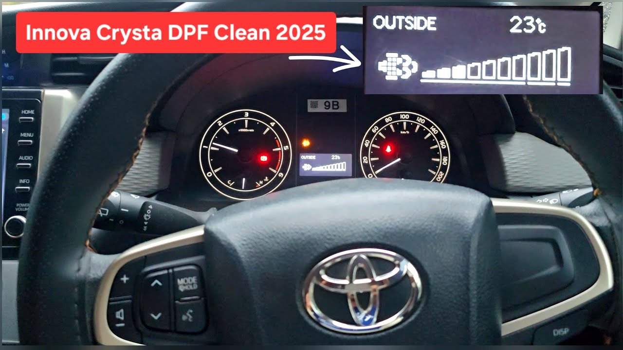 DPF Regeneration Innova Crysta 2025 BS6 Model | DPF cleaning Automatically | DPF Warning