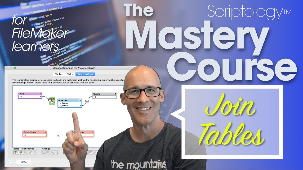 Lesson #5: Data Structure & Schema - Join Tables - Scriptology Mastery Course FileMaker
