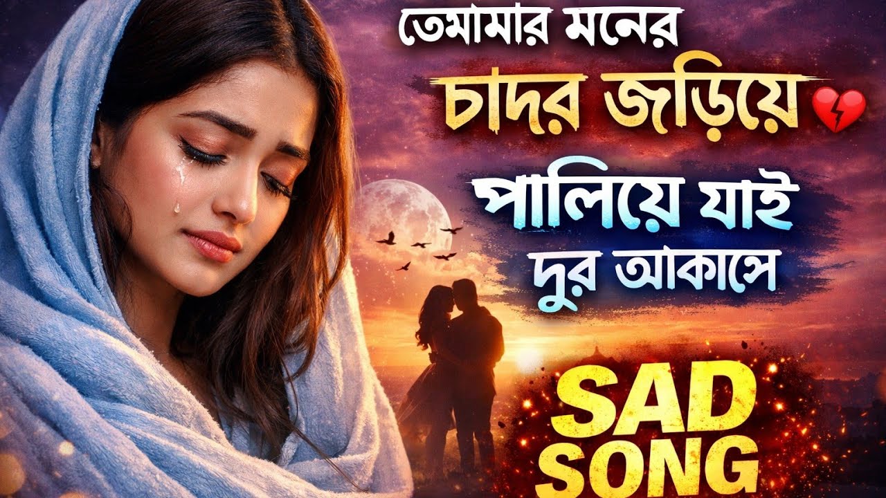 তোমার মনের চাদর জড়িয়ে 💔 | New Bangla Sad Song 2026 | Female Version