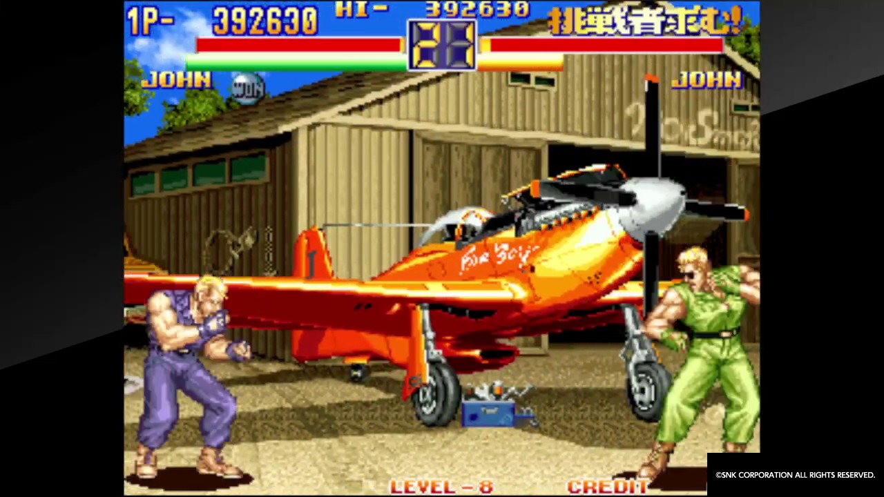 【龍虎の拳2】 ジョン・クローリー level8 ノーミスクリア [アケアカNEOGEO]]