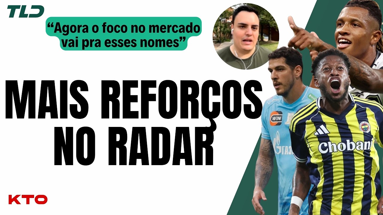 PALMEIRAS NÃO PARA NO MERCADO E PODE BUSCAR MAIS REFORÇOS IMPORTANTES | VEJA QUEM ESTÁ NA LISTA