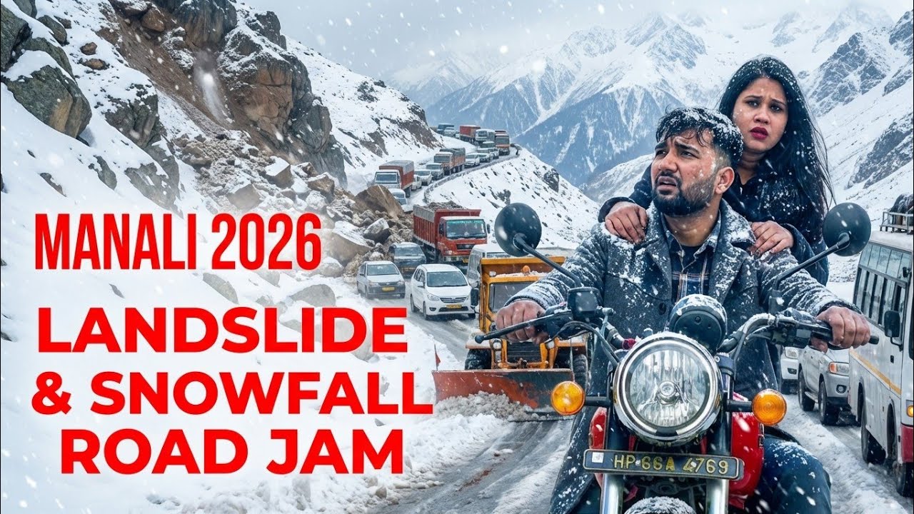Manali Mein Snowfall Ne Hila Diya | Extreme Snowfall | Sab fass gaye #manali #manalitrip #manalivlog