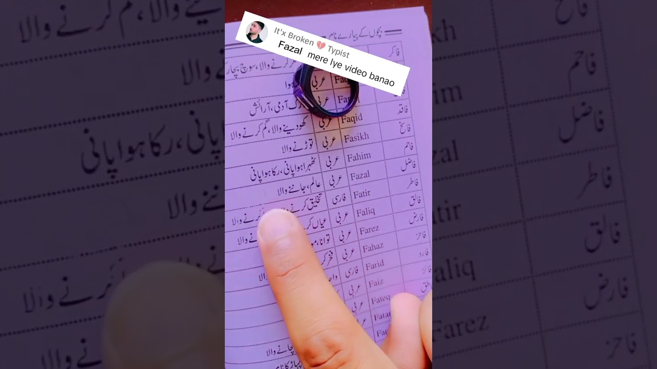 Fazal Name Meaning in Urdo & Arabic #fazal#name#meaning#urdo