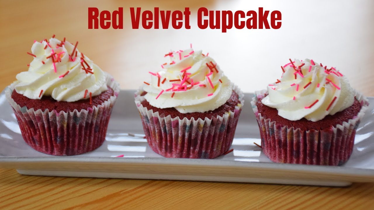 Red Velvet Cupcake Recipe | Best Red Velvet Cupcake | Manjaris Recipe
