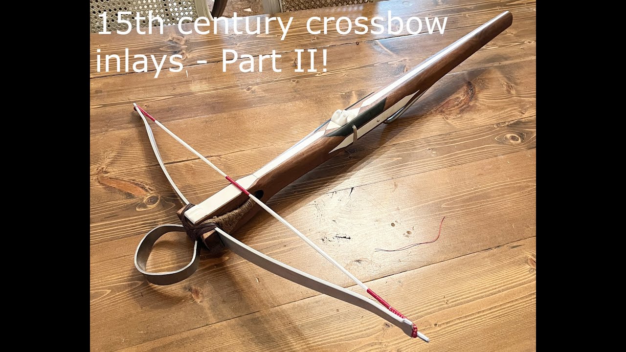 15th century crossbow inlays Part II - how-to, how-not-to...