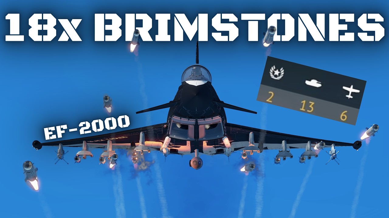 THE BEST CAS JET IN WAR THUNDER (EF-2000 CAS)