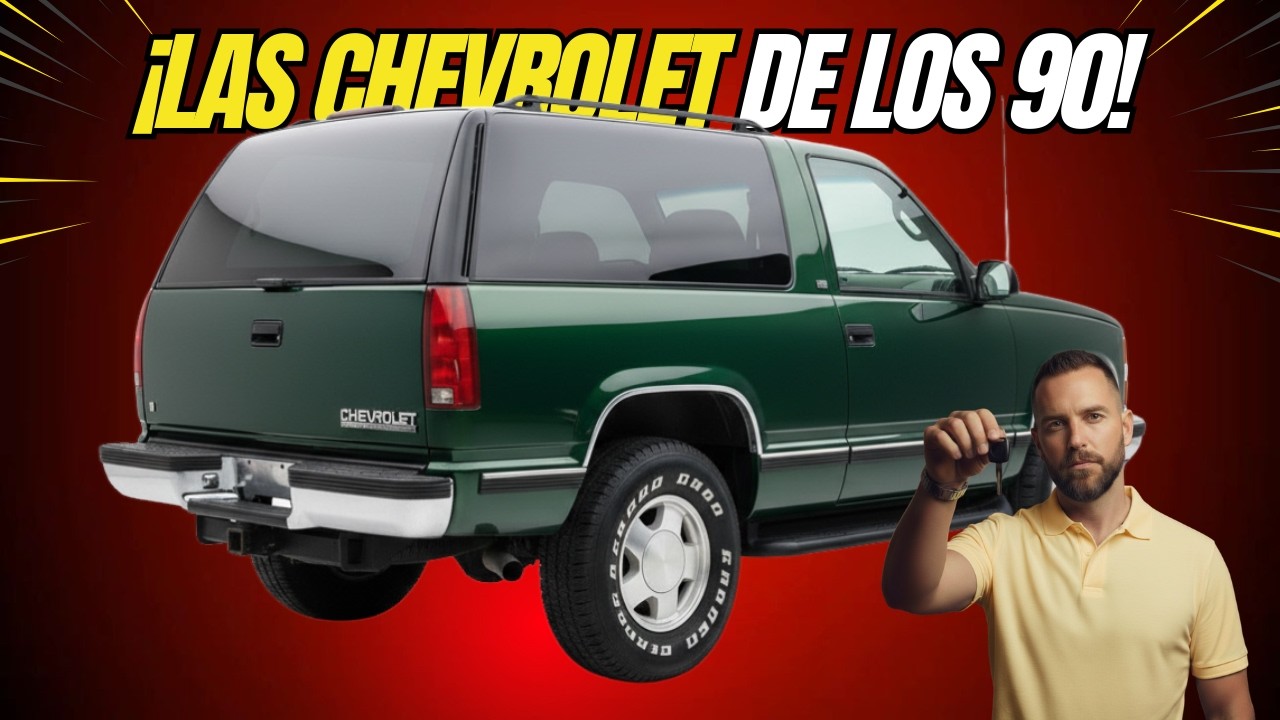 📌Así eran las Camionetas Chevrolet Nuevas  en los 90s. ¡Te Vas a Sorprender!