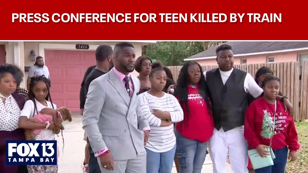 LIVE: Family speaks on death of Brandon teen hit by train