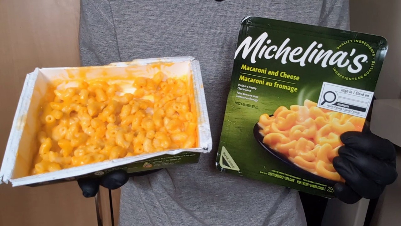 Michelina's Frozen Mac & Cheese Review | CHEAP Microwave TV Dinner