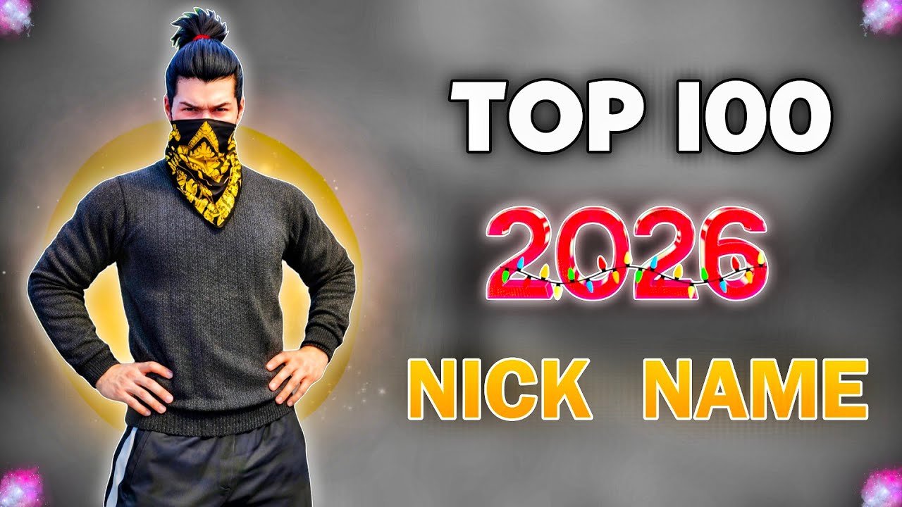Top 100 Simple & Dangerous Free Fire Nicknames 2026 | Pro Players Choice
